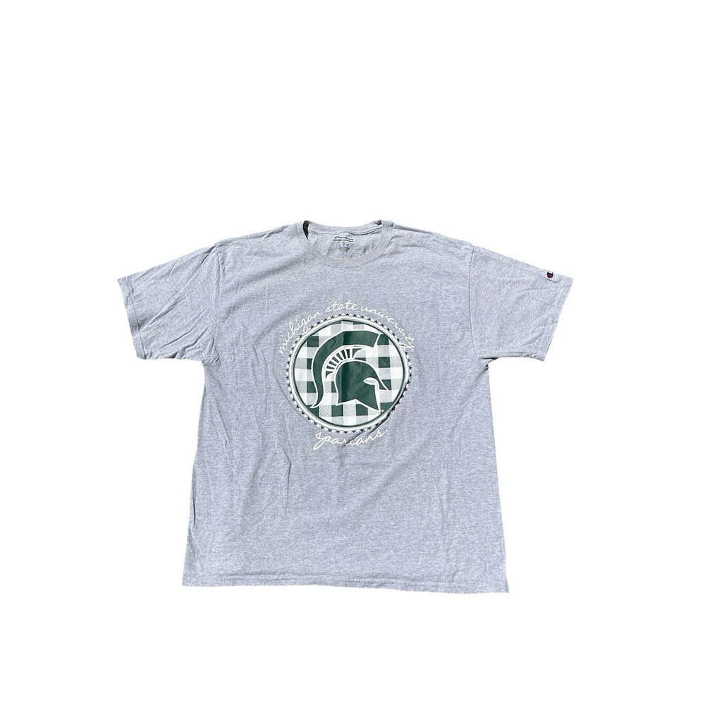 Michigan State Spartans Women's Green T-shirt Size XL